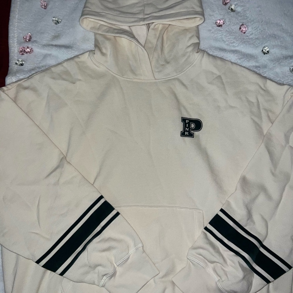 victoria secret PINK ivy fleece campus hoodie classic style